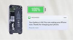 iPhone Battery Full Charge Notification (set it up)