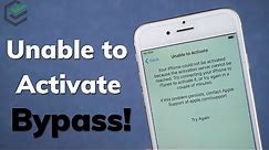 [Updated!] Bypass Unable to Activate iPhone✔ 6 Fixes for iPhone Unable to Activate