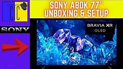 Sony Bravia A80K OLED 2022 Unboxing & Setup