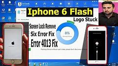 How to flash iphone 6 | iphone 6 flash | iphone 6 Screen Lock | iphone 6 restore | iphone 6 flashing