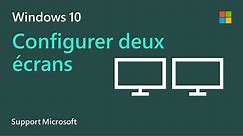 Comment configurer plusieurs écrans sur Windows 10 | Microsoft