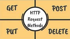 HTTP Request Methods | GET, POST, PUT, DELETE
