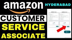 Amazon Customer Service Associate Online Test 2024 | Amazon Hyderabad Jobs | Amazon CSA Assessment