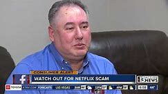 Watch out for Netflix scam