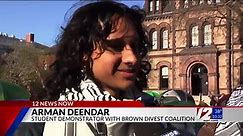 Brown students continue to demand school's divestment of Israel-Hamas war