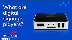 What are digital signage players? Guide to digital signage media players