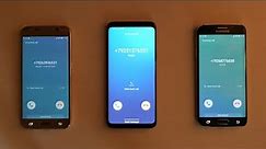 Samsung Galaxy S6 vs S6 edge vs S9 incoming call