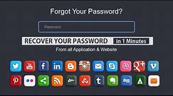How to Recover Forgotten Passwords From Any App & Website