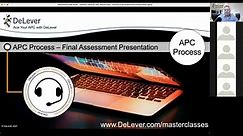DeLever APC Process Masterclass: Presentation Explained (30 days)