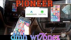 pioneer DMH wt76nex HDMI mirror screen,iphone,Android phone apple carplay android auto wireless