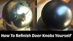 How To Refinish Brass Hardware Yourself