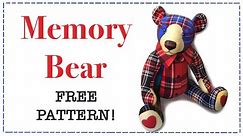 Memory Bear || Patchwork Bear || FREE PATTERN || Full Tutorial with Lisa Pay