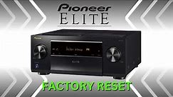 How to RESET Pioneer Elite SC-LX501