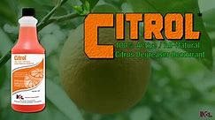 Citrol™ 100% Active - All Natural Citrus Degreaser Deodorizer