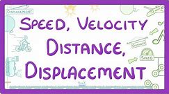 GCSE Physics - The difference between Speed and Velocity & Distance and Displacement #51