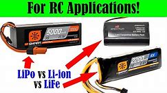 Basics of LiPo vs Li ion vs LiFe Batteries Explained