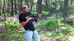 Pistol AK-47 with a 75 round drum