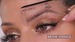 Beginner-Friendly NATURAL-Looking Brow Tutorial - Using Brow Stencil | Shonagh Scott