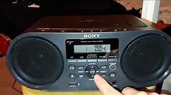 Sony ZS-RS60BT boombox