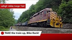 Biking in Pennsylvania's Pocono Mts: The Lehigh Valley Gorge [Take the Train up -- Bike Back!]