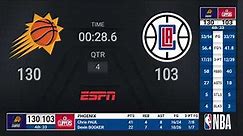 Suns @ Clippers WCF Game 6 | NBA Playoffs on ESPN Live Scoreboard