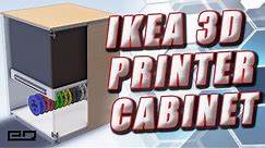 How To Build A Rolling 3D Printer Cabinet Using IKEA Parts!