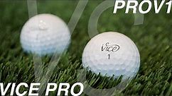 Vice Pro VS Titleist ProV1 // Can you save money on premium golf balls?