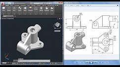 Autocad 3D practice drawing : SourceCAD