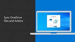 Sync files with OneDrive in Windows