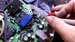 how to repair led tv no stanby red
