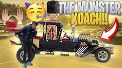 DRIVING THE MUNSTER KOACH FROM THE TV SHOW THE MUNSTER