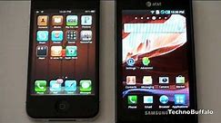 iPhone 4 vs. Samsung Captivate