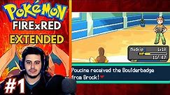 Let's Play Pokemon Fire Red Extended GBA Part 1 : Wow This is the perfect GBA Rom Hack !