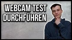 Webcam Test im Browser Windows 11 deutsch [2021]