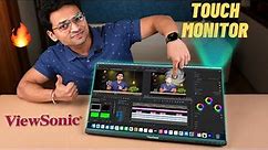 My New Touch Screen Monitor 🔥 | ViewSonic TD2455 Review | IPS Touch Monitor 😍 | Tech Unboxing ⚡️