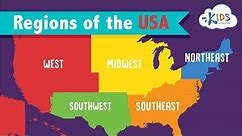 5 Regions of the United States for Kids | Geography for Children | Kids Academy