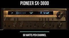 Pioneer SX-3800 Receiver DEMO w/vinyl