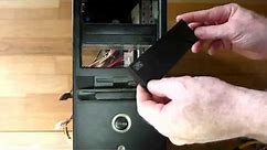 Installing a DVD player in a computer