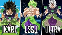 Every Form Of Broly!!!