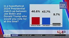 Presidential race statistics shared from The Hill poll