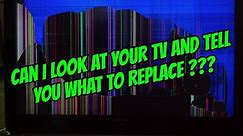 Can I Help You Fix a TV by Looking at the problem and Tell you what Board to Replace ?