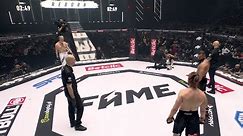DYSKWALIFIKACJA Wardega i Gola vs Fabijański i Olejnik - Fame MMA Reborn 20 (Cała walka trwała 5s)