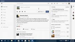 Windows 10 Official Facebook app quick tour and observations