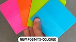 Post-it Colored Transparent Notes