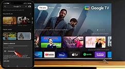 How to Connect or Pair Android Phone to Google TV Android TV | Screen Mirroring