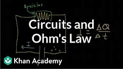 Introduction to circuits and Ohm's law | Circuits | Physics | Khan Academy