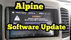 Alpine iLX-W650 Software Update