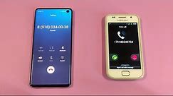 Samsung Galaxy S1 + S10 Incoming call & Outgoing call at the Same Time