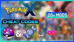 Pokemon X - All Cheat Codes (Citra MMJ & Citra Official)