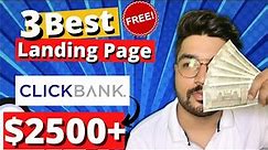 How To Create FREE Landing Page For Affiliate Marketing 2023 | landing page kaise banaye